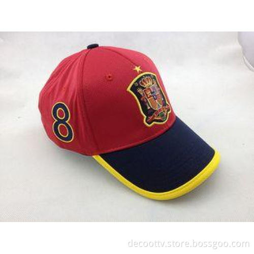 Boy / Girl Embroidered Baseball Caps 100% Polyester Logo Pr